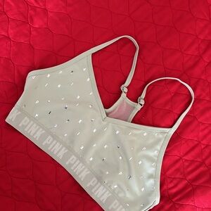 PINK Victoria's Secret Women's Light Green Bralette